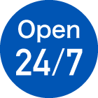 Open 24 hours a day, 365 days a year